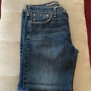 American Eagle jeans, low rise boot cut
